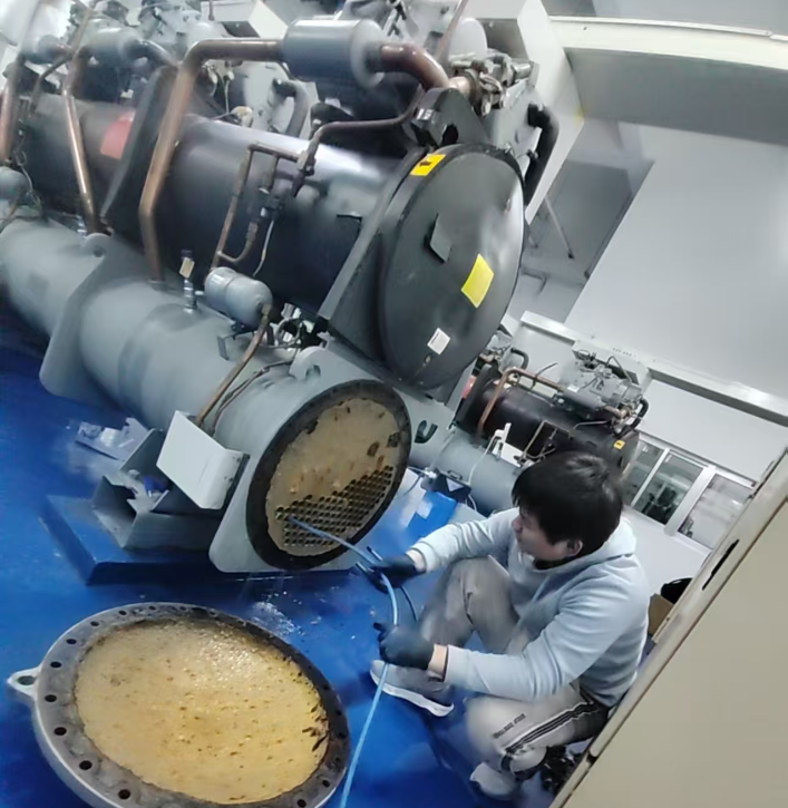 如何清洗冷凝管